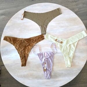 4pcs SKIMS Thong 2X NWT